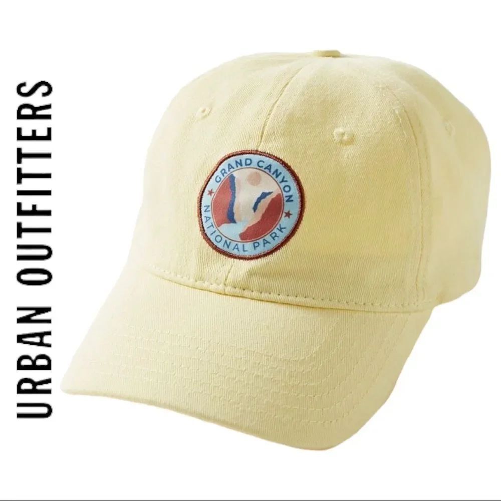 NEW Urban Outfitters UO Grand Canyon Yellow National Parks Baseball Cap Hat